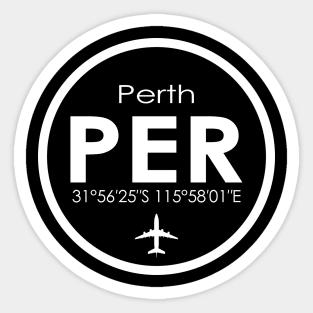 PER, Perth International Airport Sticker